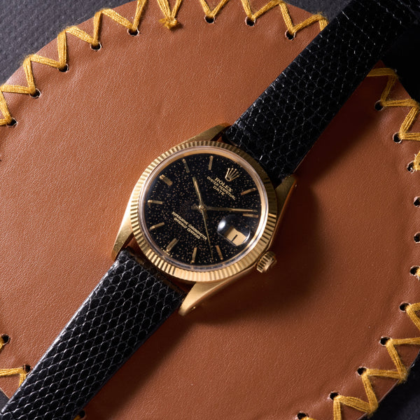 Rolex Oyster Perpetual Date 1503 Yellow Gold "Patina"