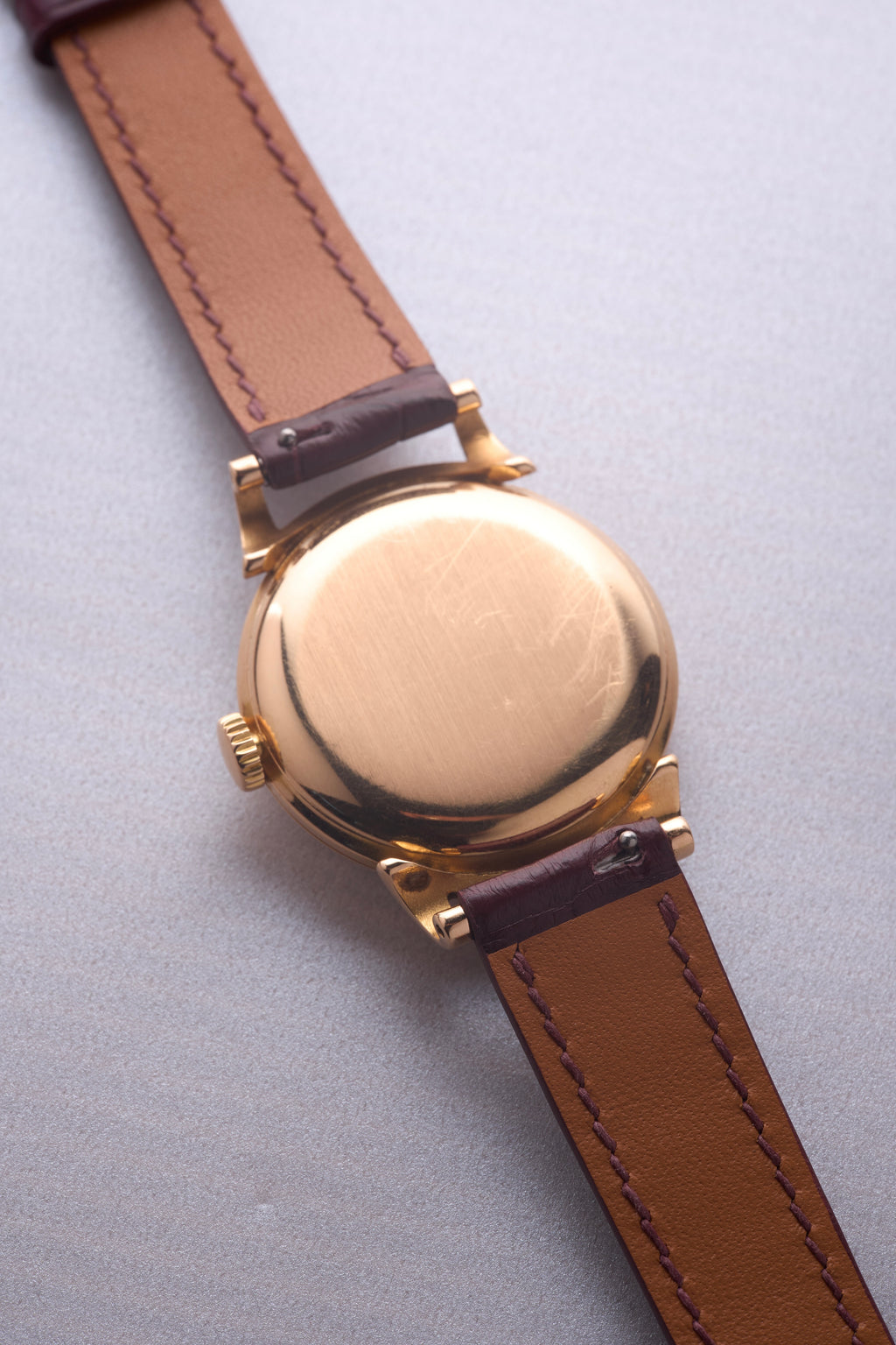 Patek Phillipe 1491 "Scroll Lugs" Pink Gold Gobbi-Milano