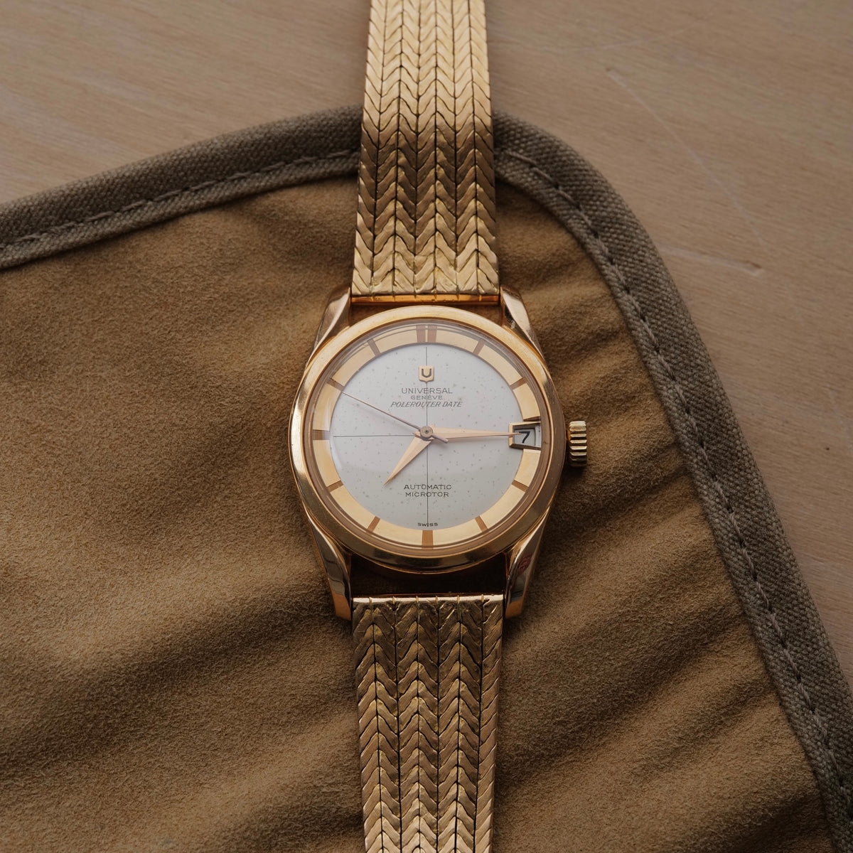 Universal Geneve Polerouter Rose gold